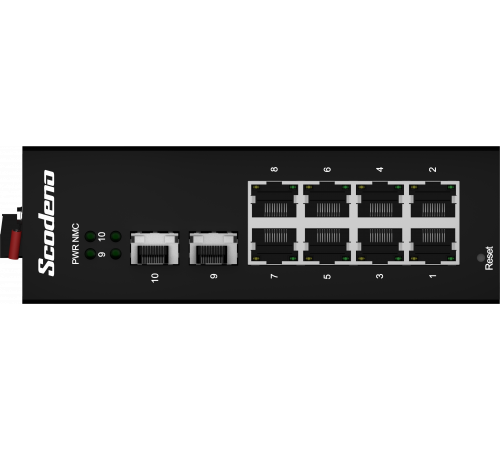 2x1000 Base-X, 8x10/100/1000 Base-T промышленный PoE-коммутатор 2x1000 Base-X, 8x10/100/1000 Base-T промышленный PoE-коммутатор
