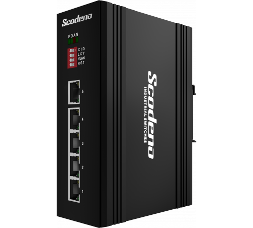 5x10/100/1000 Base-T промышленный Ethernet коммутатор 5x10/100/1000 Base-T промышленный Ethernet коммутатор