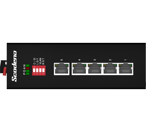 5x10/100/1000 Base-T промышленный Ethernet коммутатор 5x10/100/1000 Base-T промышленный Ethernet коммутатор