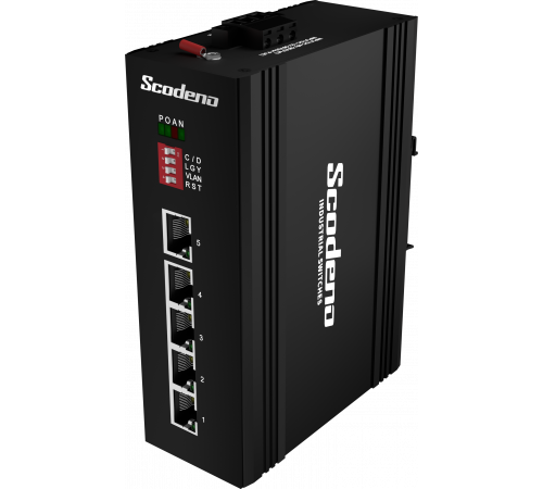 5x10/100/1000 Base-T промышленный Ethernet коммутатор 5x10/100/1000 Base-T промышленный Ethernet коммутатор