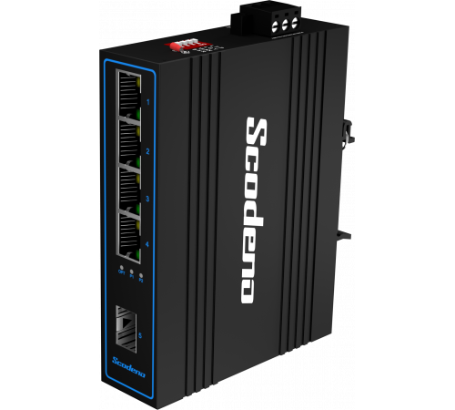 1x100 Base-X, 4x10/100 Base-T промышленный Ethernet-Коммутатор 1x100 Base-X, 4x10/100 Base-T промышленный Ethernet-Коммутатор