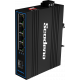 1x100 Base-X, 4x10/100 Base-T промышленный Ethernet-Коммутатор