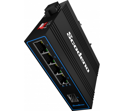 1x100 Base-X, 4x10/100 Base-T промышленный Ethernet-Коммутатор 1x100 Base-X, 4x10/100 Base-T промышленный Ethernet-Коммутатор