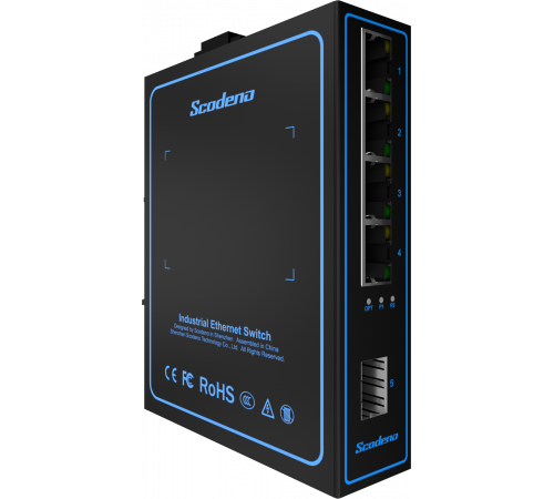 1x100 Base-X, 4x10/100 Base-T промышленный Ethernet-Коммутатор 1x100 Base-X, 4x10/100 Base-T промышленный Ethernet-Коммутатор