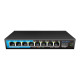 8x10/100/1000/2500 Base-T + 1x10G Base-X SFP неуправляемый PoE-коммутатор