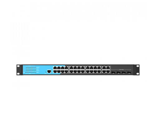 24x10/100/1000 Base-T + 4x1000M Base-X Combo SFP/RJ45 управляемый PoE-коммутатор 24x10/100/1000 Base-T + 4x1000M Base-X Combo SFP/RJ45 управляемый PoE-коммутатор