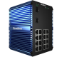 2x10G Base-X, 16x10/100/1000 Base-T управляемый промышленный PoE коммутатор