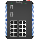2x10G Base-X, 16x10/100/1000 Base-T управляемый промышленный PoE коммутатор