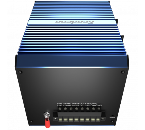 4x1000 Base-X, 16x10/100/1000 Base-T управляемый промышленный PoE коммутатор 4x1000 Base-X, 16x10/100/1000 Base-T управляемый промышленный PoE коммутатор