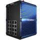 4x10G Base-X, 16x10/100/1000 Base-T управляемый промышленный PoE коммутатор