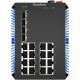 4x10G Base-X, 16x10/100/1000 Base-T управляемый промышленный PoE коммутатор