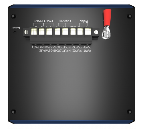 4x10G Base-X, 16x10/100/1000 Base-T управляемый промышленный PoE коммутатор